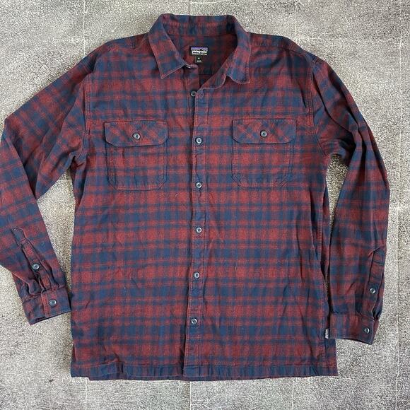Patagonia Other - Men's Patagonia Long Sleeved Organic Cotton Midweight Fjord Flannel Shirt Sz XL